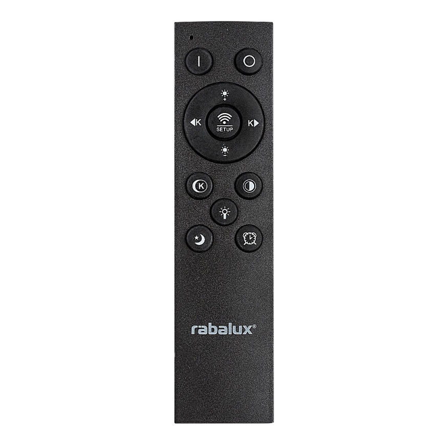 Rabalux - Dimbare LED Plafondlamp LED/56W/230V 3000/4000/6000K mat chroom/zwart + afstandsbediening