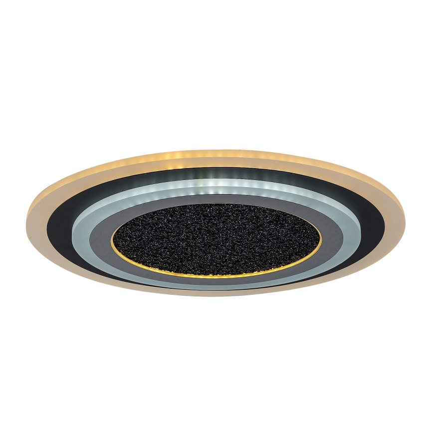 Rabalux - Dimbare LED Plafondlamp LED/56W/230V 3000/4000/6000K zwart + afstandsbediening