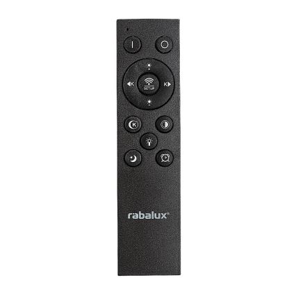 Rabalux - Dimbare LED Plafondlamp LED/56W/230V 3000/4000/6000K zwart + afstandsbediening