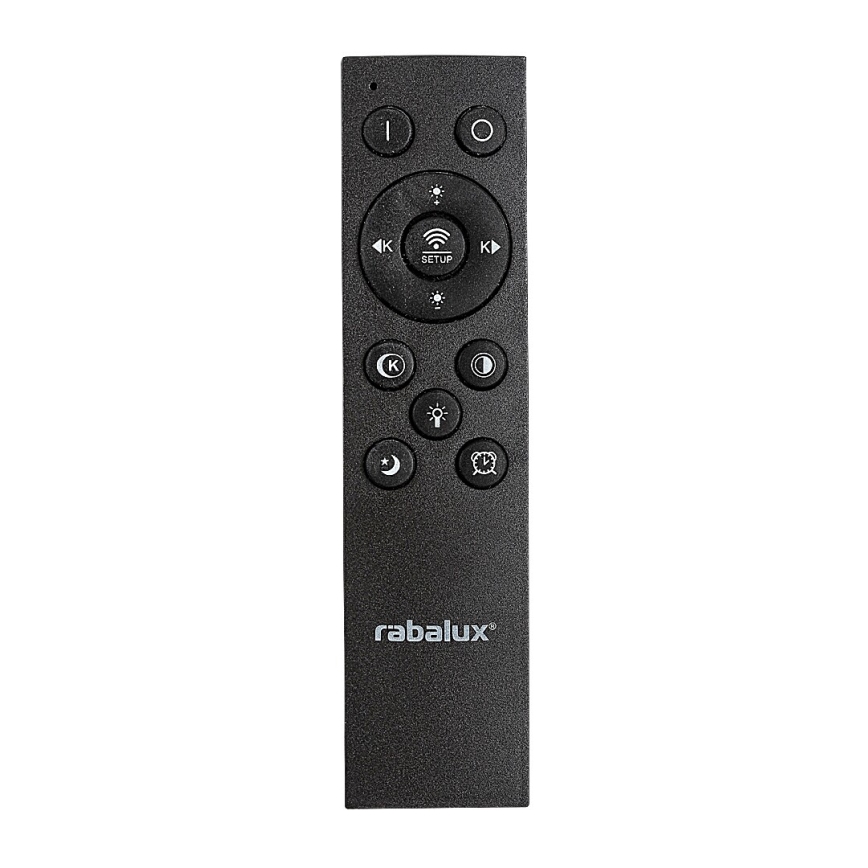Rabalux - Dimbare LED Plafondlamp LED/56W/230V 3000/4000/6000K zwart + afstandsbediening