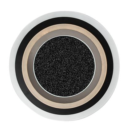 Rabalux - LED dimbare plafondlamp LED/56W/230V 3000/4000/6000K zwart + afstandsbediening Ø 45 cm