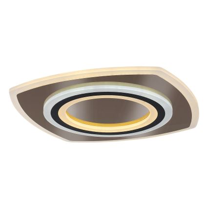 Rabalux - Dimbare LED Plafondlamp LED/60W/230V 3000/4000/6000K mat chroom/zwart + afstandsbediening