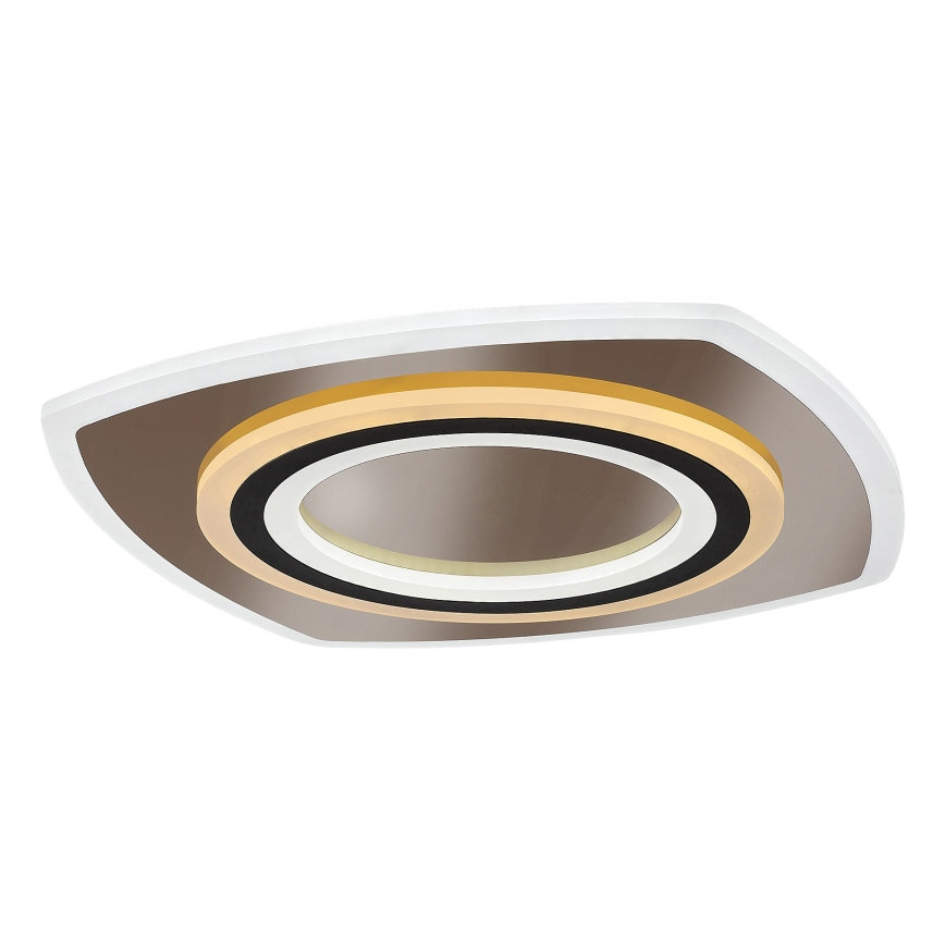 Rabalux - Dimbare LED Plafondlamp LED/60W/230V 3000/4000/6000K mat chroom/zwart + afstandsbediening