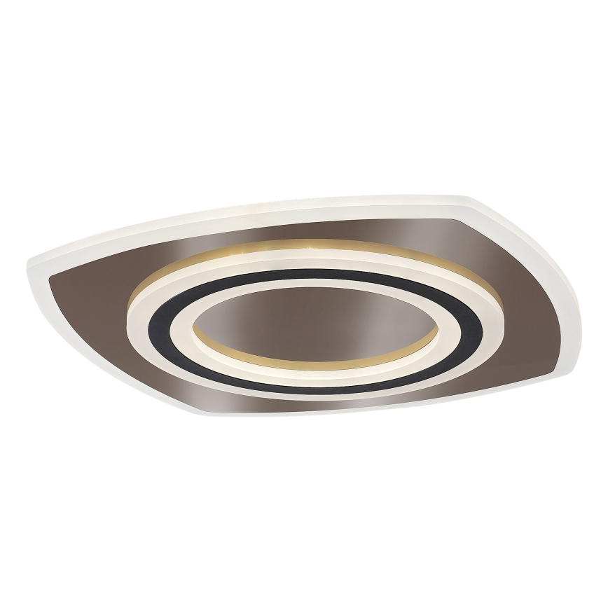 Rabalux - Dimbare LED Plafondlamp LED/60W/230V 3000/4000/6000K mat chroom/zwart + afstandsbediening