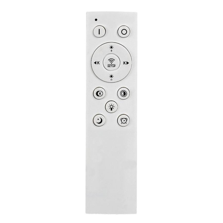 Rabalux - Dimbare LED Plafondlamp LED/60W/230V 3000/4000/6000K mat chroom/zwart + afstandsbediening