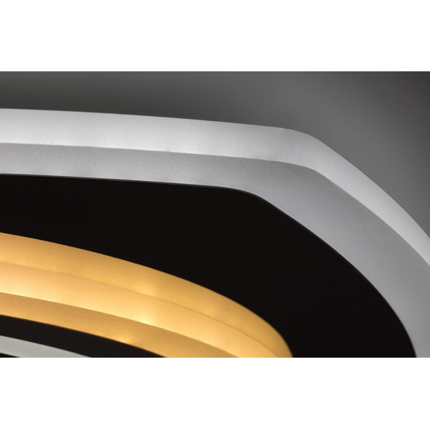 Rabalux - Dimbare LED Plafondlamp LED/60W/230V 3000/4000/6000K mat chroom + afstandsbediening