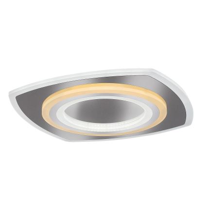 Rabalux - Dimbare LED Plafondlamp LED/60W/230V 3000/4000/6000K mat chroom + afstandsbediening