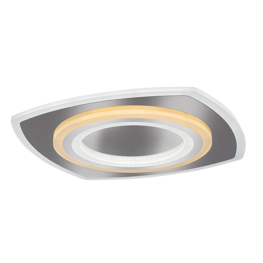 Rabalux - Dimbare LED Plafondlamp LED/60W/230V 3000/4000/6000K mat chroom + afstandsbediening