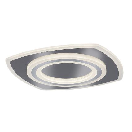Rabalux - Dimbare LED Plafondlamp LED/60W/230V 3000/4000/6000K mat chroom + afstandsbediening