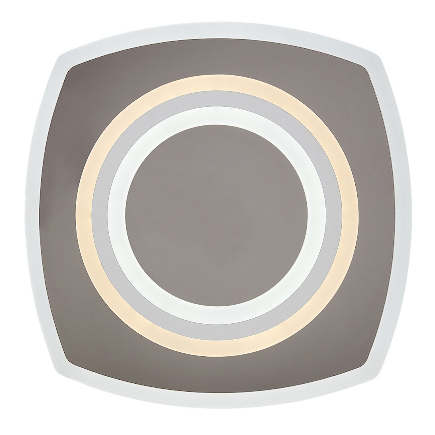 Rabalux - Dimbare LED Plafondlamp LED/60W/230V 3000/4000/6000K mat chroom + afstandsbediening