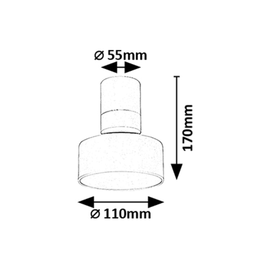 Rabalux - LED Plafondlamp LED/10W/230V 3000K wit
