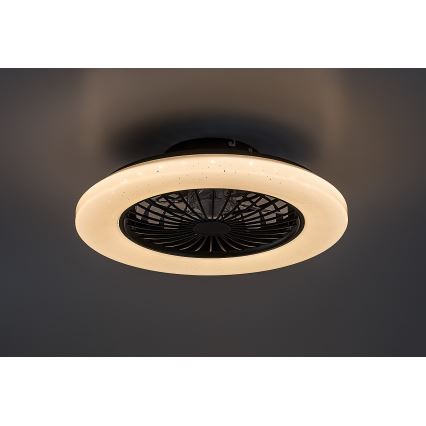 Rabalux - LED Dimbare plafondlamp met ventilator LED/48W/230V 3000-6500K + afstandsbediening