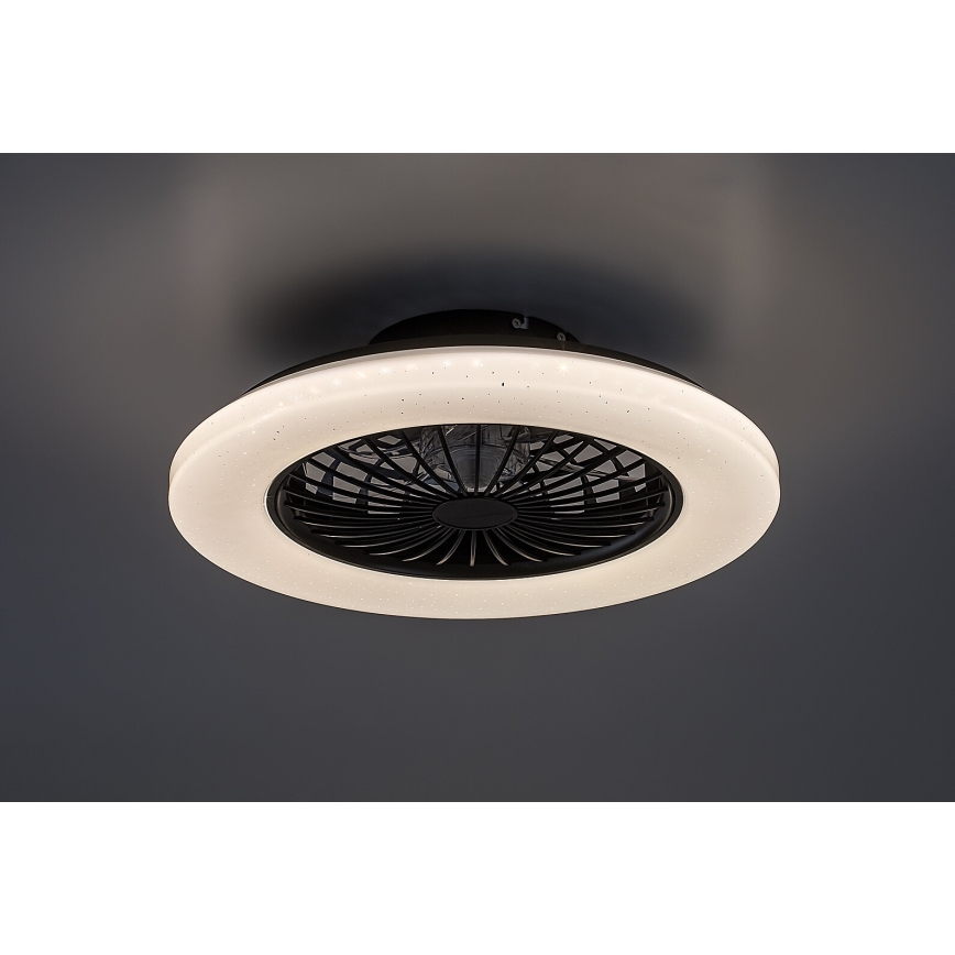 Rabalux - LED Dimbare plafondlamp met ventilator LED/48W/230V 3000-6500K + afstandsbediening