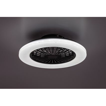 Rabalux - LED Dimbare plafondlamp met ventilator LED/48W/230V 3000-6500K + afstandsbediening