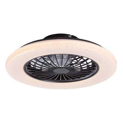 Rabalux - LED Dimbare plafondlamp met ventilator LED/48W/230V 3000-6500K + afstandsbediening
