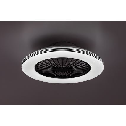 Rabalux - LED Dimbare plafondlamp met ventilator LED/48W/230V 3000-6500K + afstandsbediening