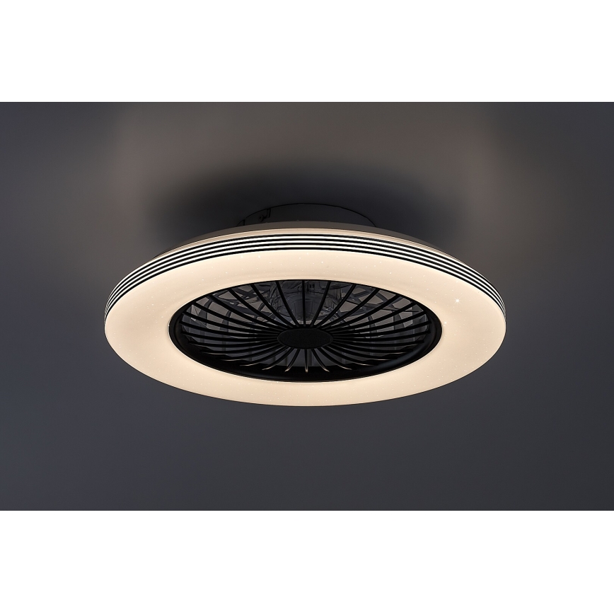 Rabalux - LED Dimbare plafondlamp met ventilator LED/48W/230V 3000-6500K + afstandsbediening