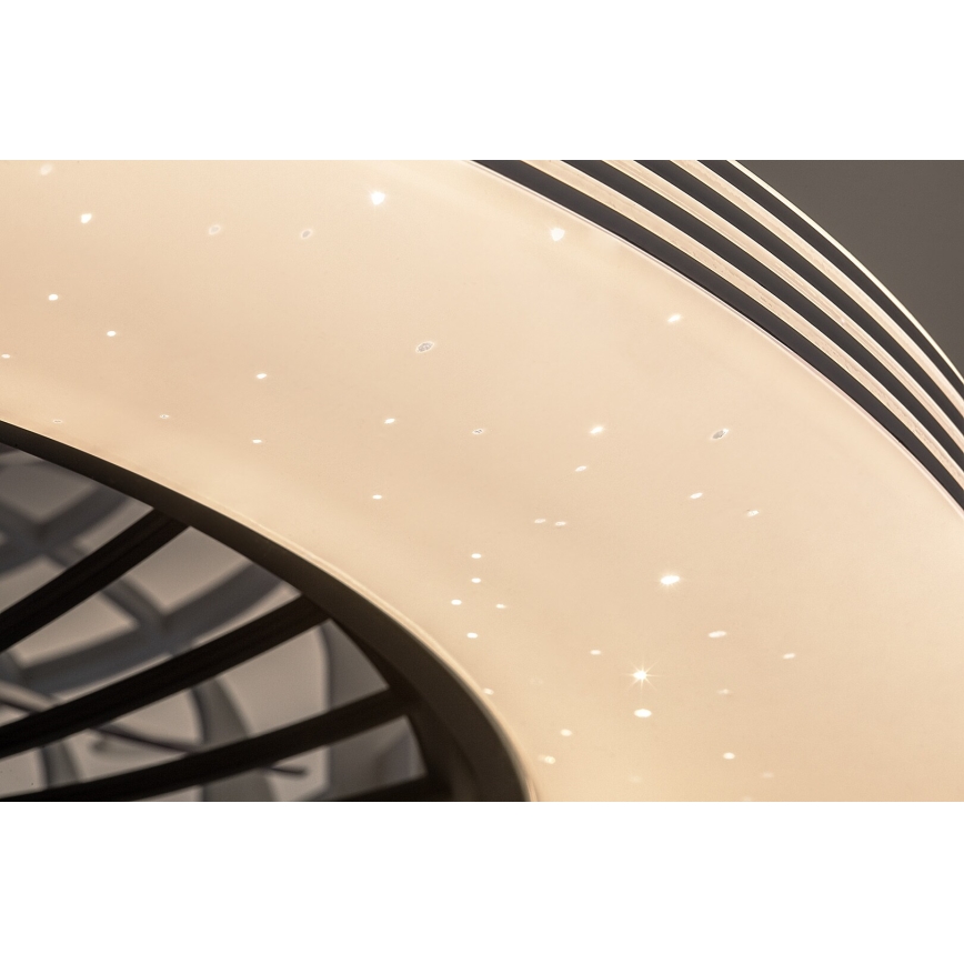 Rabalux - LED Dimbare plafondlamp met ventilator LED/48W/230V 3000-6500K + afstandsbediening