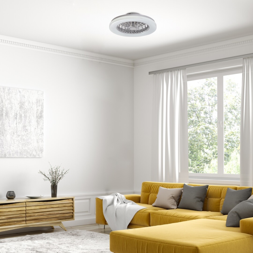 Rabalux - LED RGB Dimbare plafondlamp met ventilator LED/48W/230V 3000-6500K + afstandsbediening