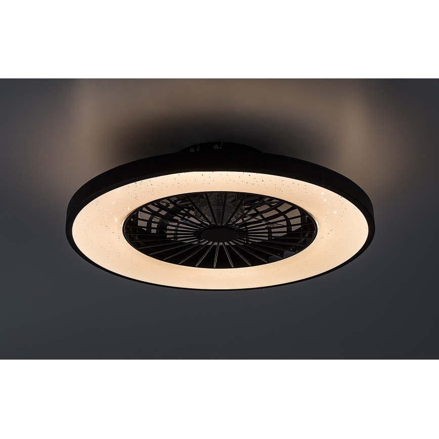 Rabalux - LED Dimbare plafondlamp met ventilator LED/72W/230V 3000-6500K + afstandsbediening