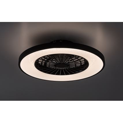Rabalux - LED Dimbare plafondlamp met ventilator LED/72W/230V 3000-6500K + afstandsbediening