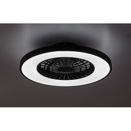 Rabalux - LED Dimbare plafondlamp met ventilator LED/72W/230V 3000-6500K + afstandsbediening
