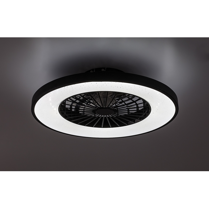Rabalux - LED Dimbare plafondlamp met ventilator LED/72W/230V 3000-6500K + afstandsbediening