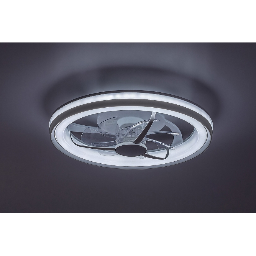 Rabalux - LED Dimbare plafondlamp met ventilator LED/40W/230V 3000/4000/6000K Wi-Fi + afstandsbediening