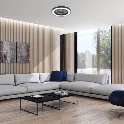 Rabalux - LED Dimbare plafondlamp met ventilator LED/40W/230V 3000/4000/6000K Wi-Fi + afstandsbediening
