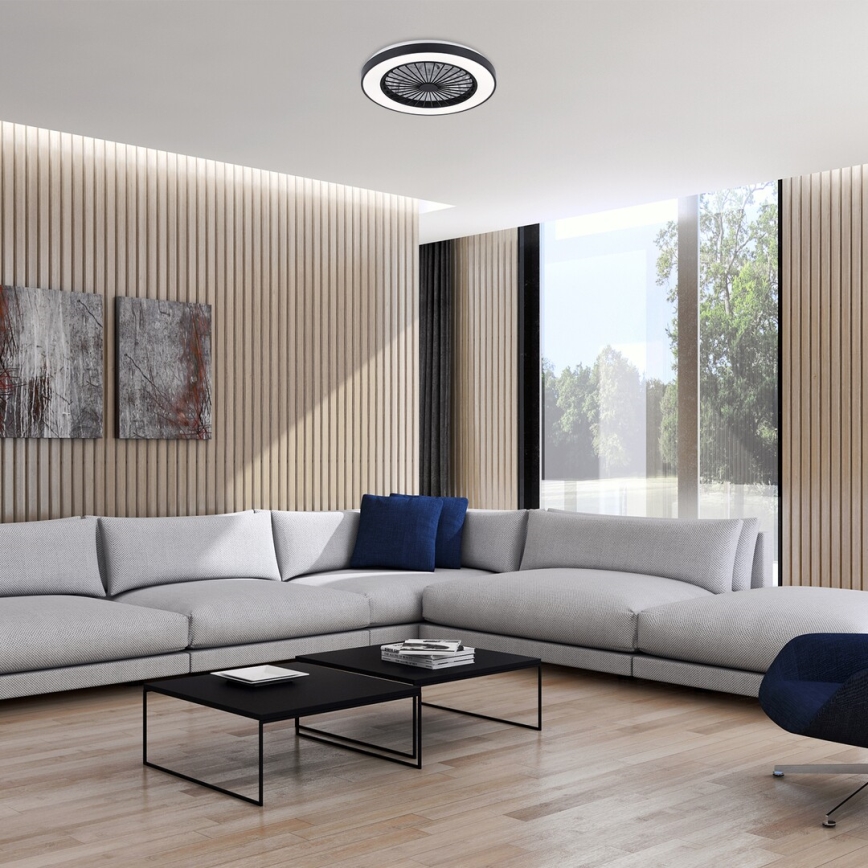 Rabalux - LED Dimbare plafondlamp met ventilator LED/40W/230V 3000/4000/6000K Wi-Fi + afstandsbediening