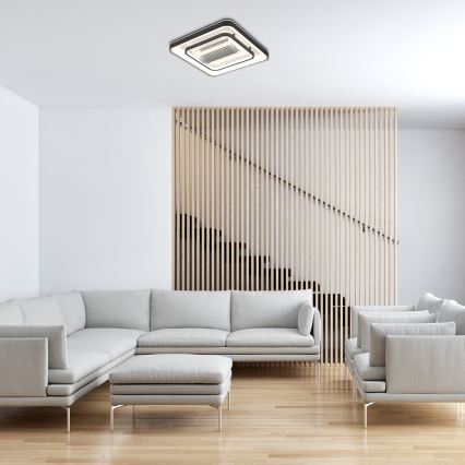 Rabalux - LED Dimbare plafondlamp met ventilator LED/50W/230V 3000/4000/6000K Wi-Fi + afstandsbediening