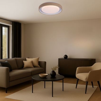 Rabalux - Dimbare LED-plafondlamp LED/48W/230V 3000-6500K Ø 49,5 cm + afstandsbediening