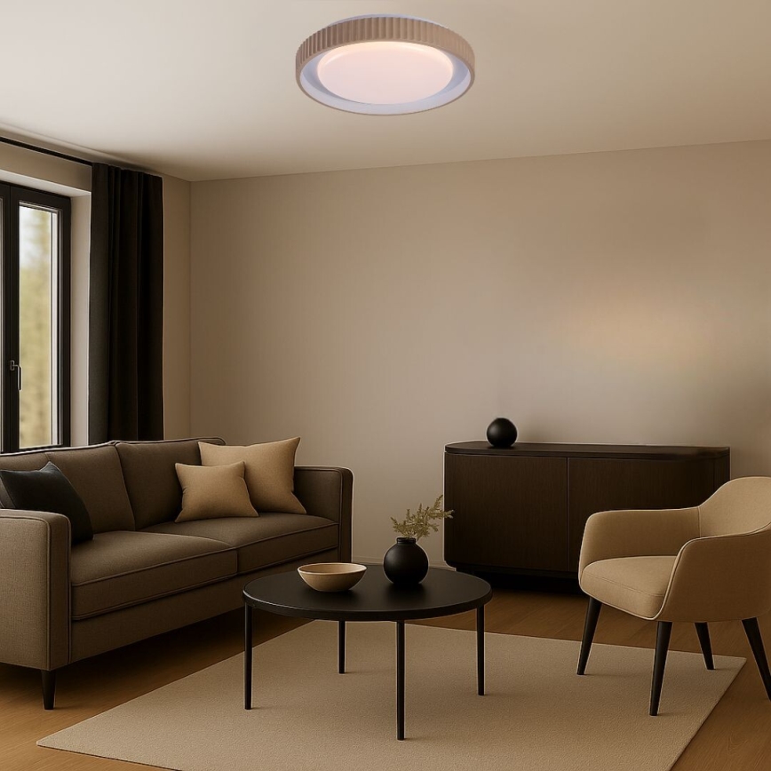 Rabalux - Dimbare LED-plafondlamp LED/48W/230V 3000-6500K Ø 49,5 cm + afstandsbediening