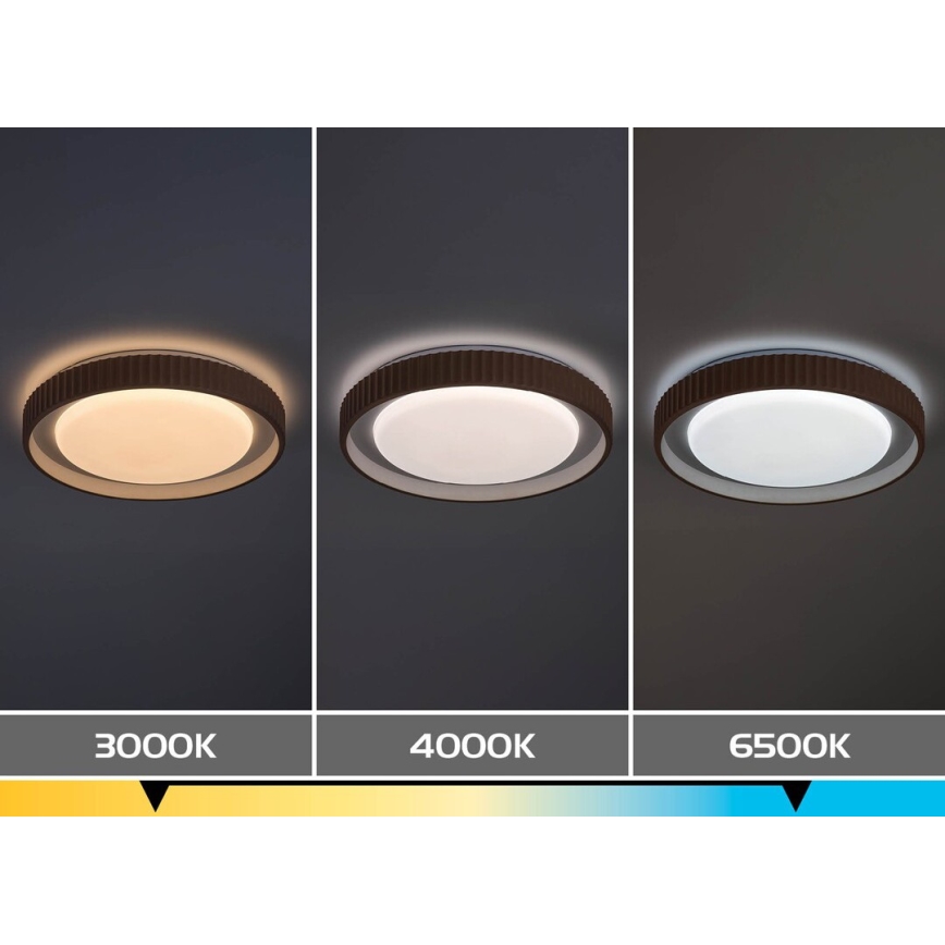 Rabalux - Dimbare LED-plafondlamp LED/48W/230V 3000-6500K Ø 49,5 cm + afstandsbediening