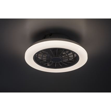 Rabalux - dimbare LED-plafondlamp met ventilator LED/24W/230V 3000-6500K + afstandsbediening