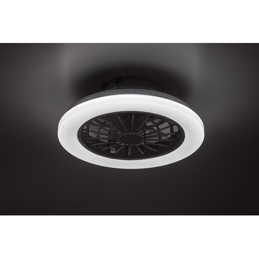Rabalux - dimbare LED-plafondlamp met ventilator LED/24W/230V 3000-6500K + afstandsbediening