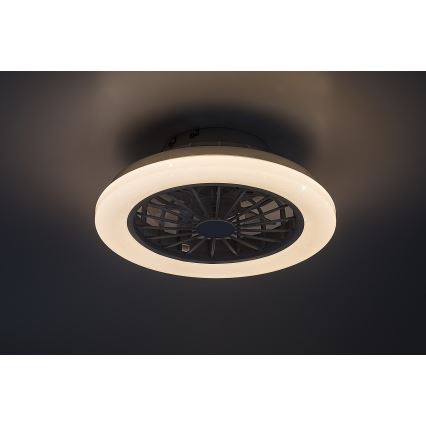 Rabalux - LED-dimbare plafondlamp met ventilator LED/24W/230V 3000-6500K + afstandsbediening