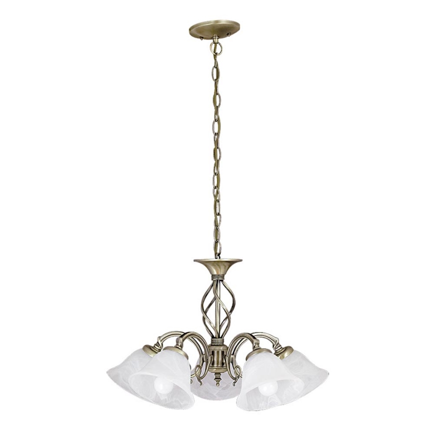 Rabalux 7135 - Hanglamp aan ketting BECKWORTH 5xE14/40W/230V