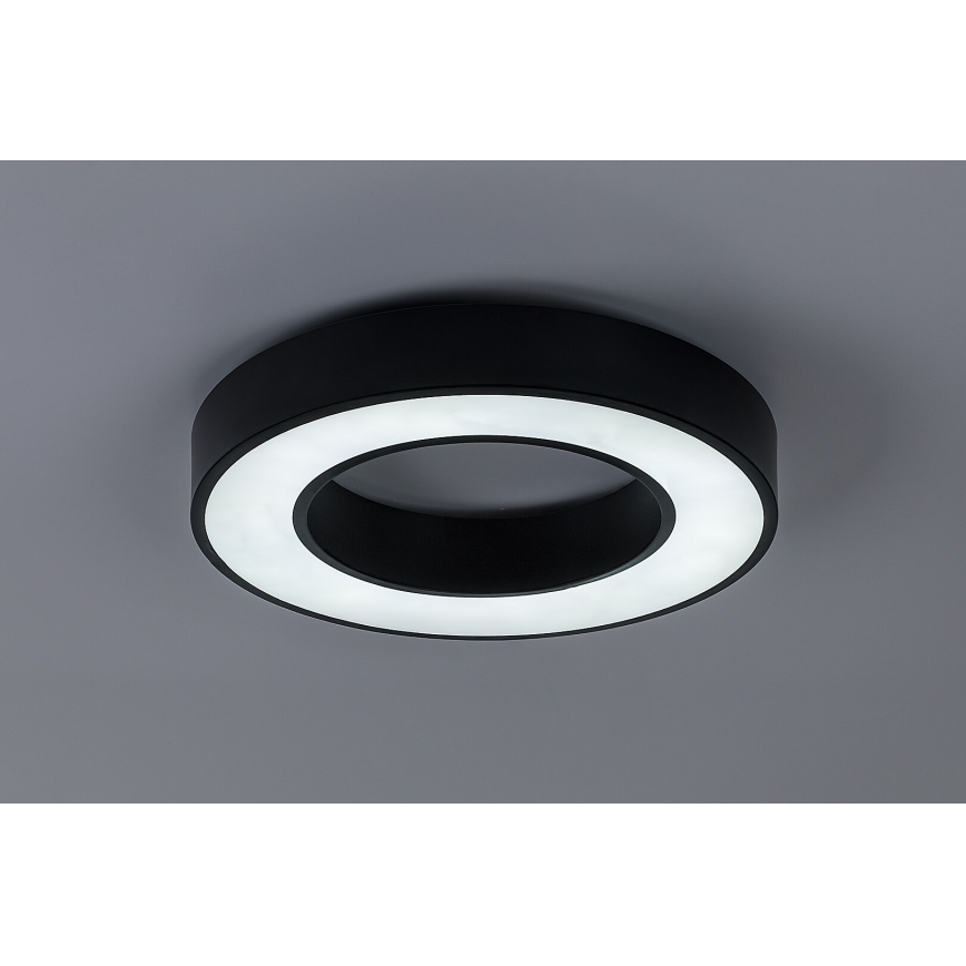 Rabalux - LED plafondlamp LED/24W/230V 3000/4000/6500K Ø 40 cm zwart