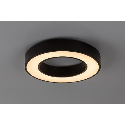 Rabalux - LED dimbare plafondlamp LED/45W/230V 3000-6500K Ø 60 cm zwart + afstandsbediening