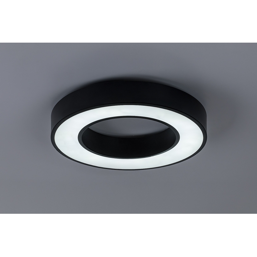 Rabalux - LED dimbare plafondlamp LED/45W/230V 3000-6500K Ø 60 cm zwart + afstandsbediening