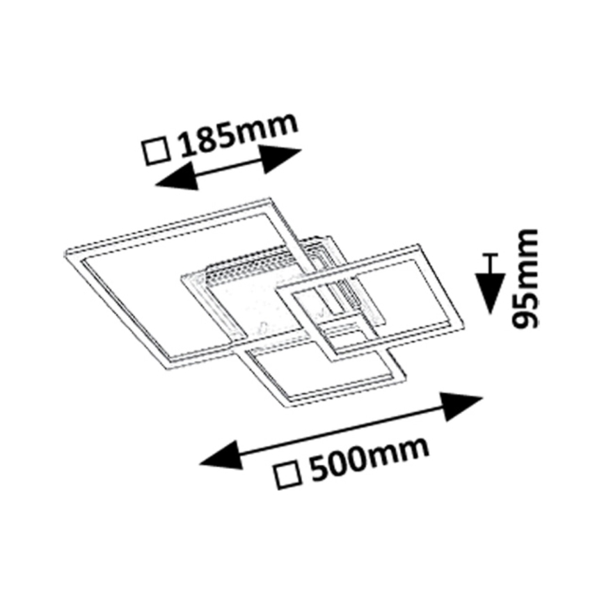 Rabalux - LED Plafondlamp LED/40W/230V 3000K