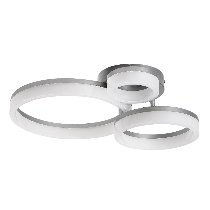 Rabalux - LED-plafondlamp LED/24W/230V 3000/4000/6500K 38x51 cm mat chroom