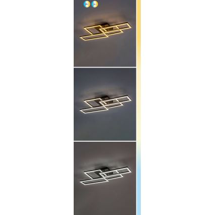 Rabalux - LED Dimbare plafondlamp LED/40W/230V 3000-6500K 35x70 cm + afstandsbediening