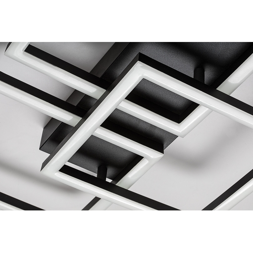 Rabalux - dimbare LED-plafondlamp LED/40W/230V 3000-6500K 33x100 cm zwart + afstandsbediening