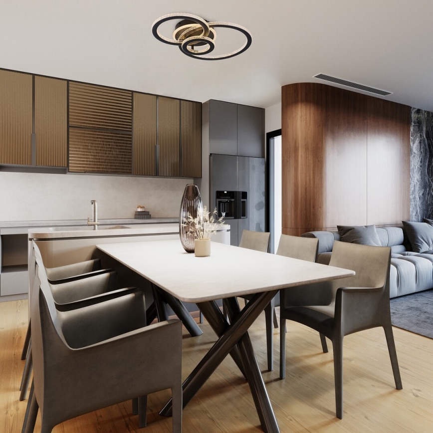 Rabalux - Dimbare LED-plafondlamp LED/40W/230V 3000-6500K + afstandsbediening 35x52 cm