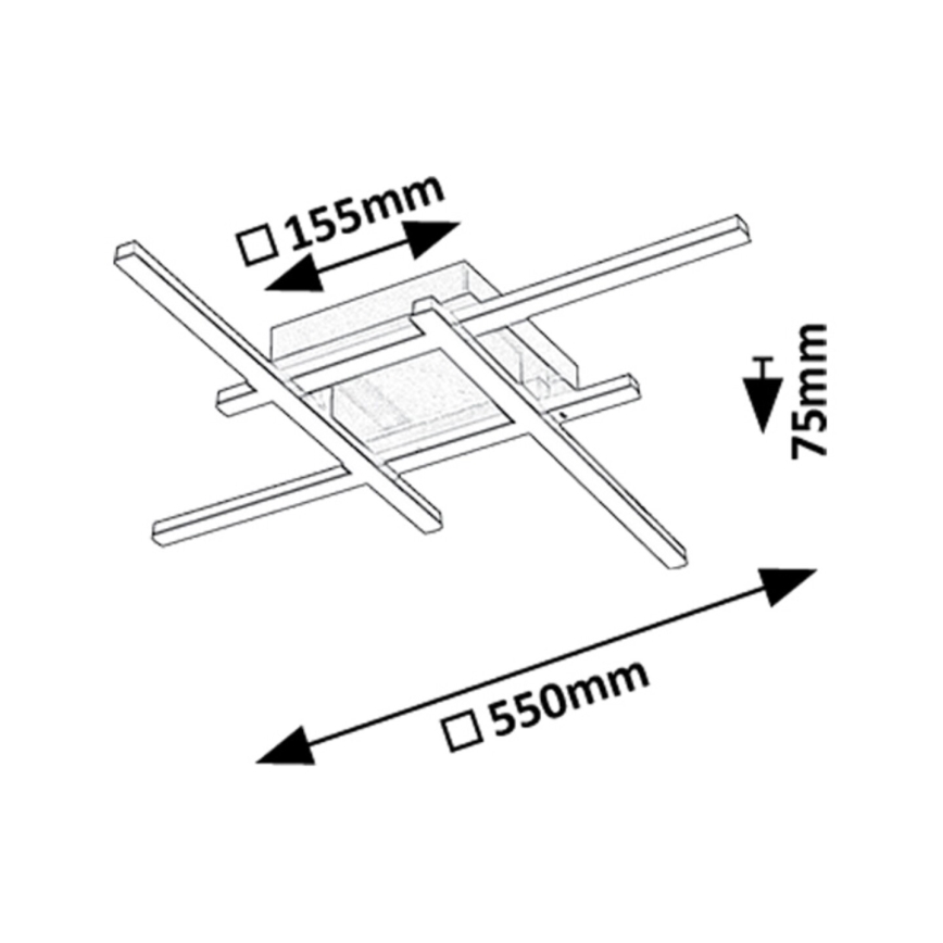 Rabalux - LED Plafondlamp LED/24W/230V 4000K
