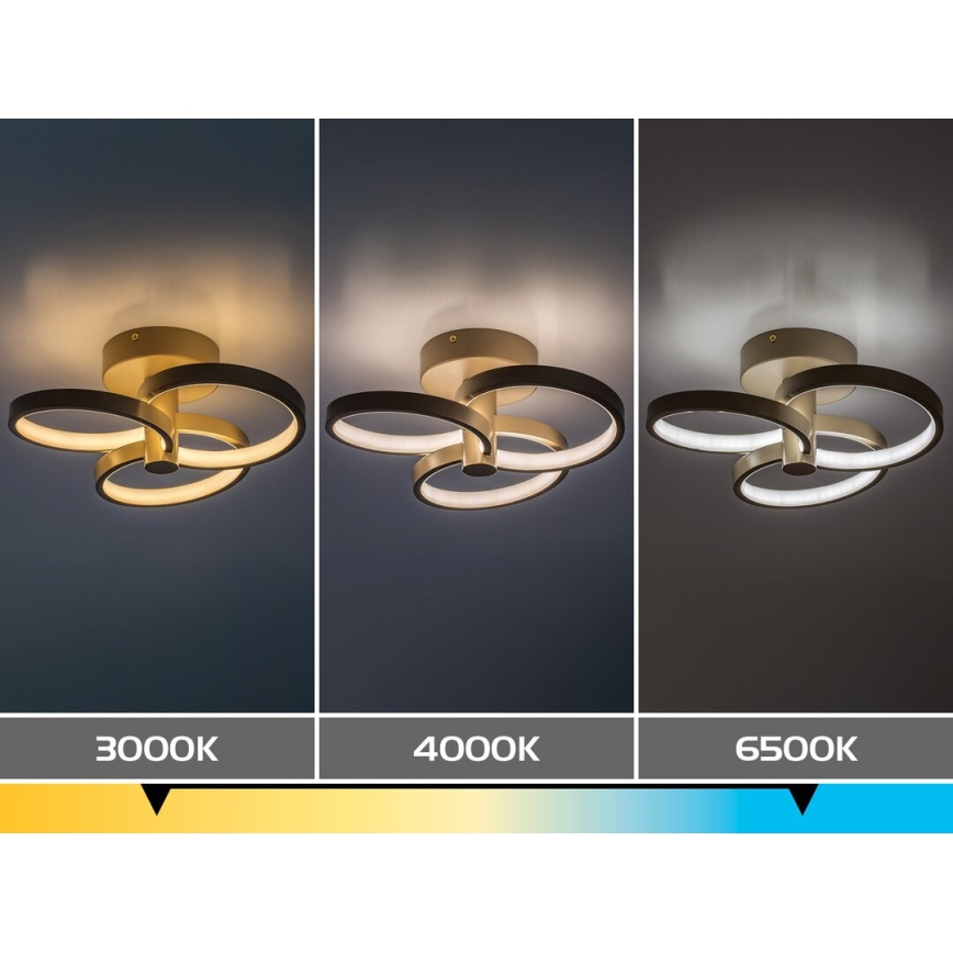 Rabalux - Dimbare LED-plafondlamp LED/32W/230V 3000-6500K Ø 31 cm beige + afstandsbediening