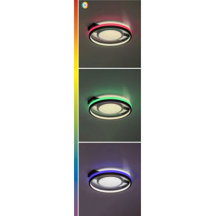 Rabalux - Dimbare LED RGB plafondlamp LED/40W/230V 3000-6500K + afstandsbediening