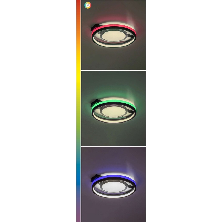 Rabalux - LED RGB dimbare plafondlamp LED/40W/230V 3000-6500K + afstandsbediening Ø 43 cm